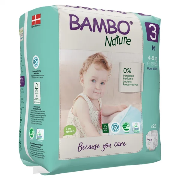 Bambo Nature No(3) 4-8Kg 28 Diapers