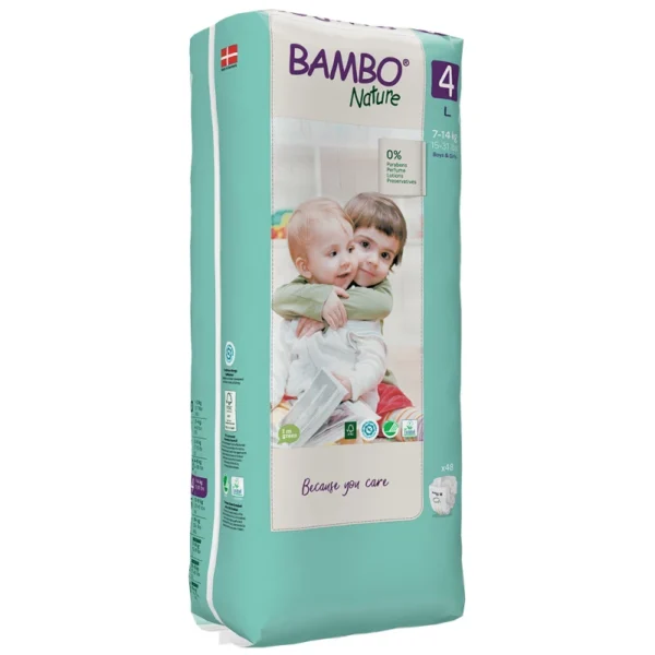 Bambo Nature No(4) 7-14Kg 48 Diapers