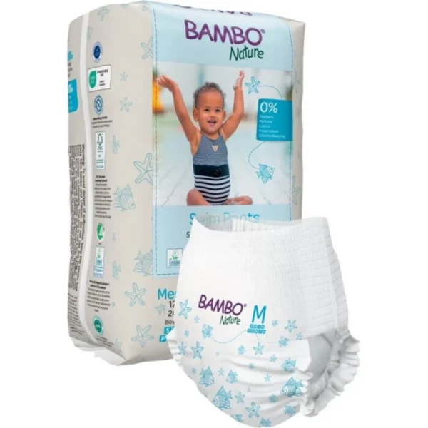 Bambo Swim Pants 12+ Kg Medium 12 Diapers