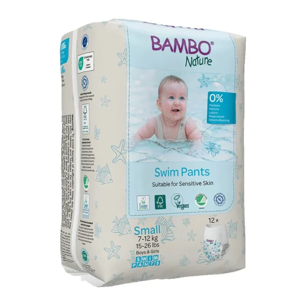 Bambo Swim Pants 7-12 Kg Small 12 Diapers