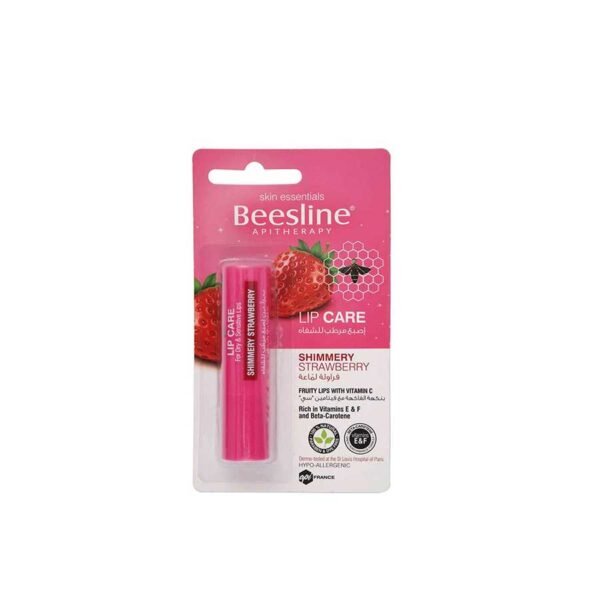 Beesline Lip Care Shimmery Strawberry 4g