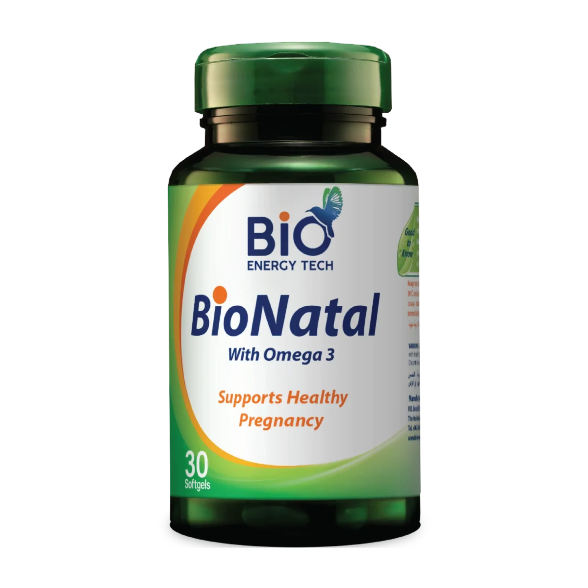 Bio Energy Tech Bionatal With Omega 3 30 Capsule - Image 1