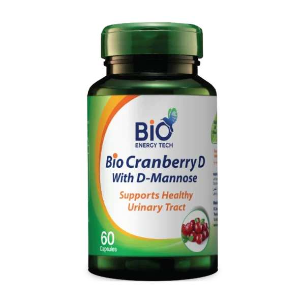 Bio Energy Tech Cranberry D With D-Mannose 60 Capsules