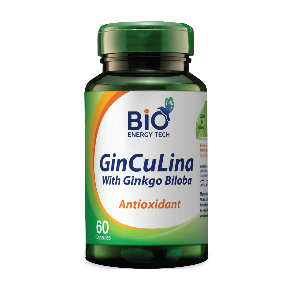 Bio Energy Tech Ginculina 60 Capsules - Image 1