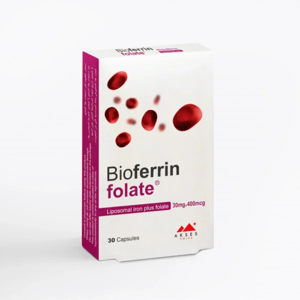 Bioferrin Folate 30 Mg + 400mcg 30 Capsules