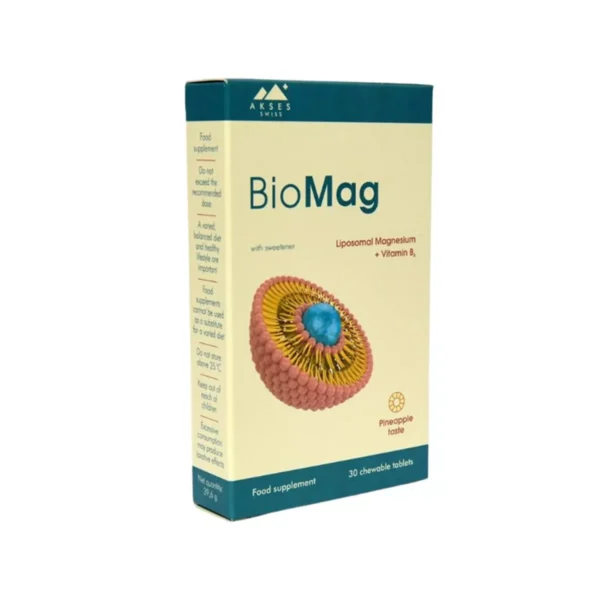 Biomag 187.5mg Liposomal Magenesium 30 Chewable Tablets