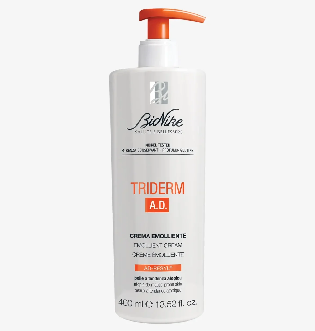 Bionike Triderm A.D Emollient Cream 400ml - Image 1