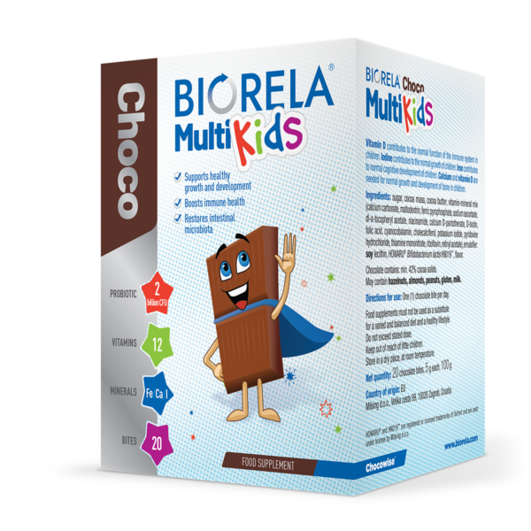 Biorela Multi Kids Choco Dark 20 Tab