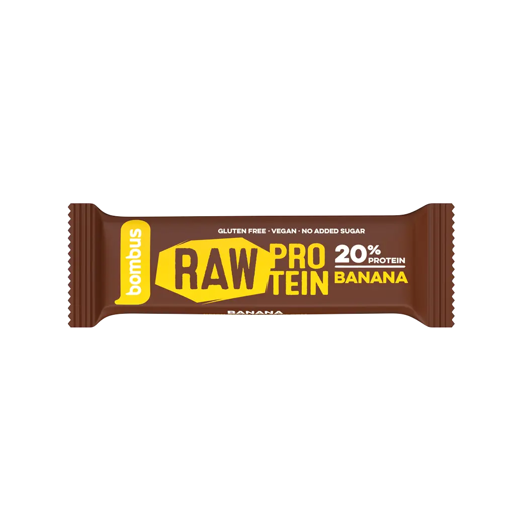 Bombus Raw Protein 20% 50g Banana Bombus Raw Protein 20% 50g Banana - Image 1