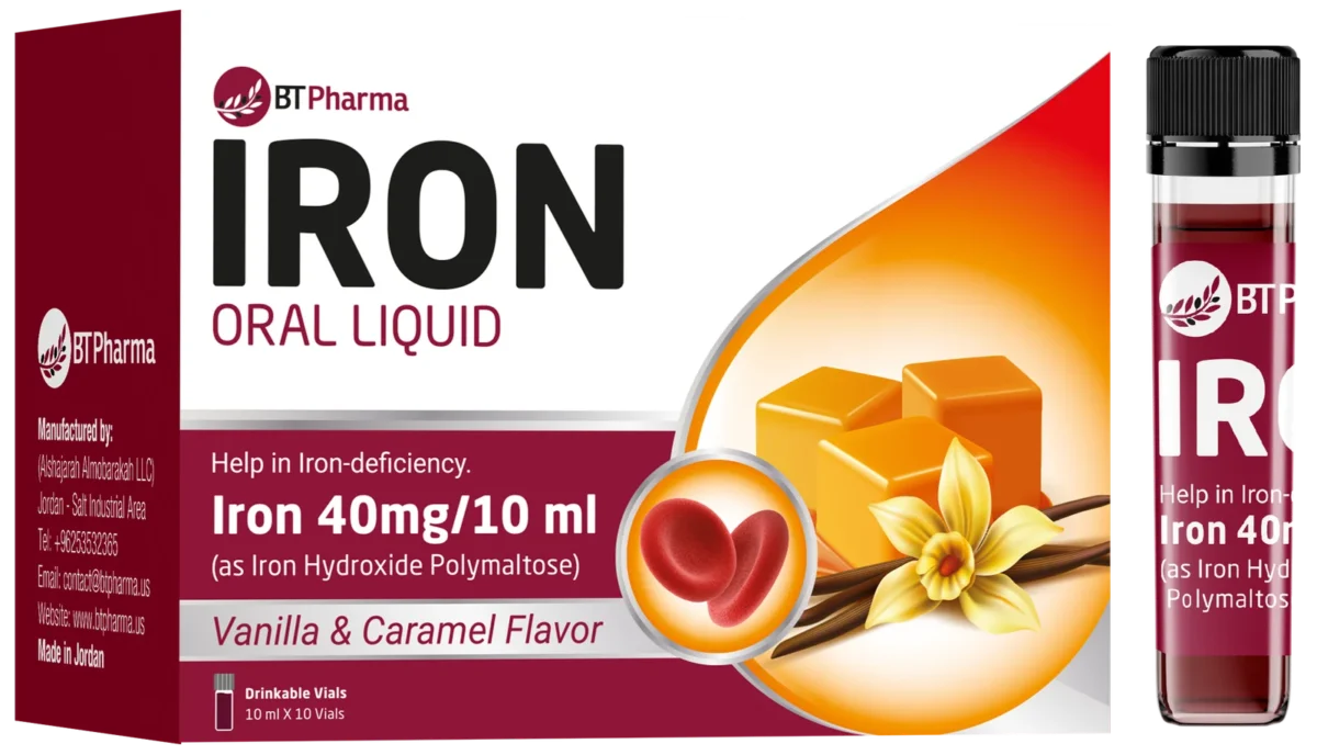 Btpharma Iron Oral Liquid (40mg-10ml) - Image 1