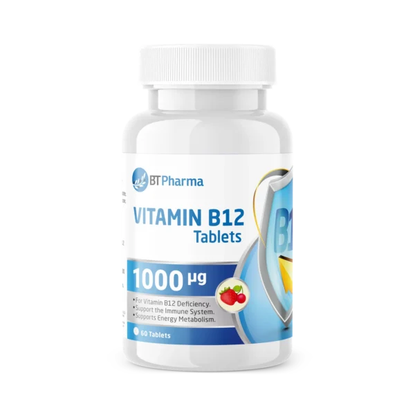 Btpharma Vitamin B12 1000µg Tablets
